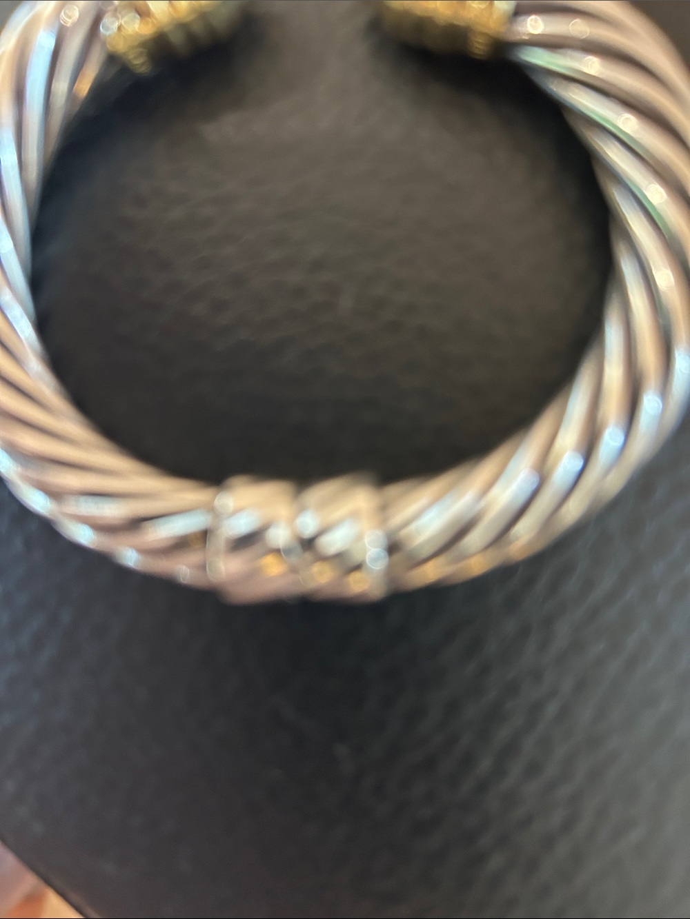 David Yurman cable diamond hinge bracelet - Picture 4 of 7